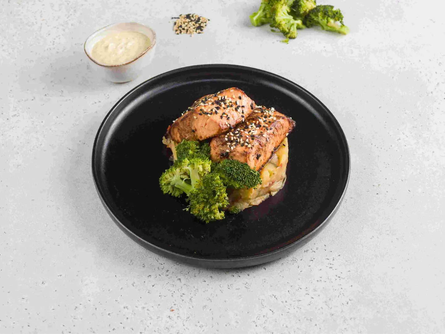 Miso Salmon & Crushed Potatoes