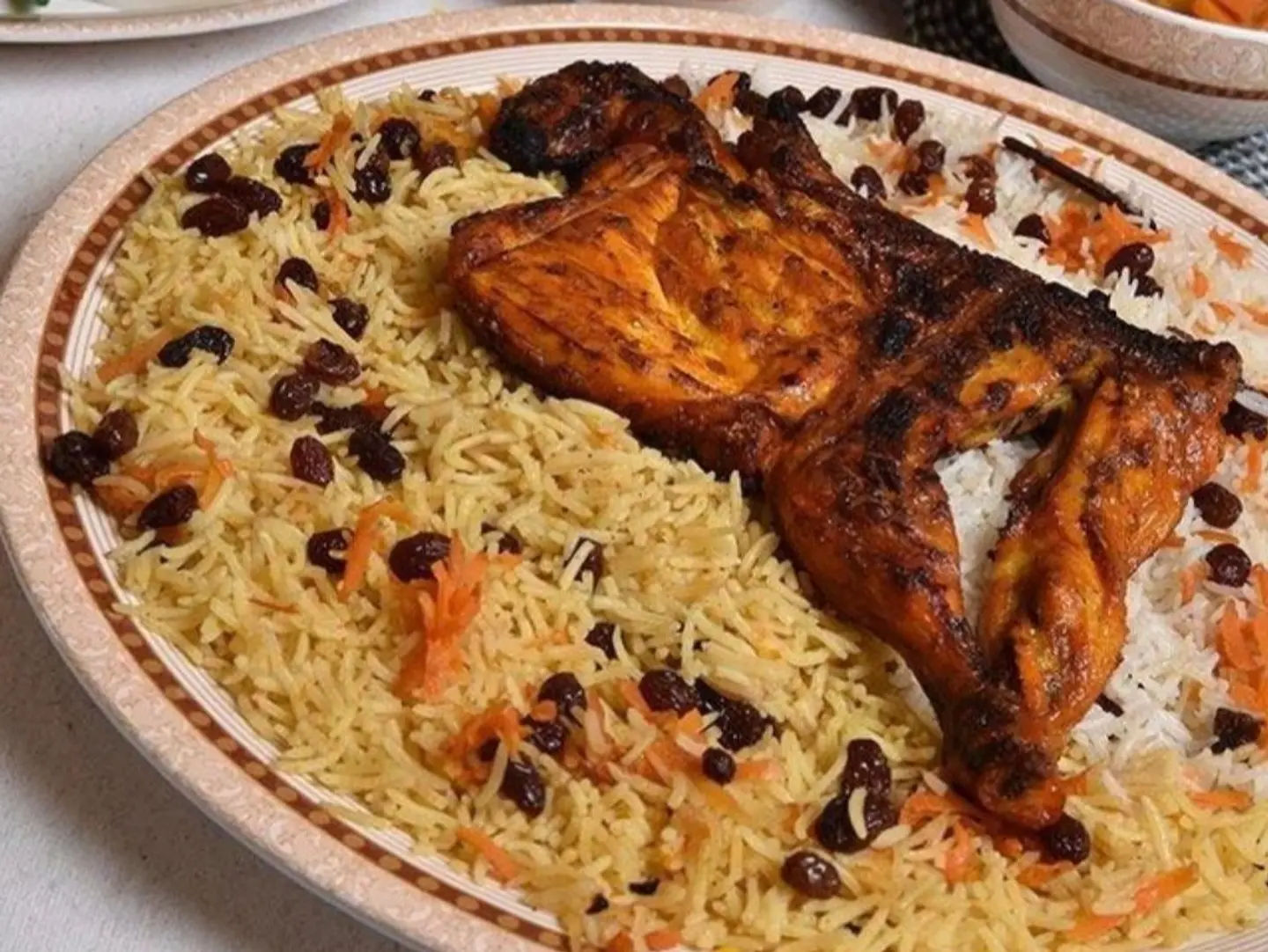 نص على الفحم بخاري - نص حبه الفحم رز بخاري