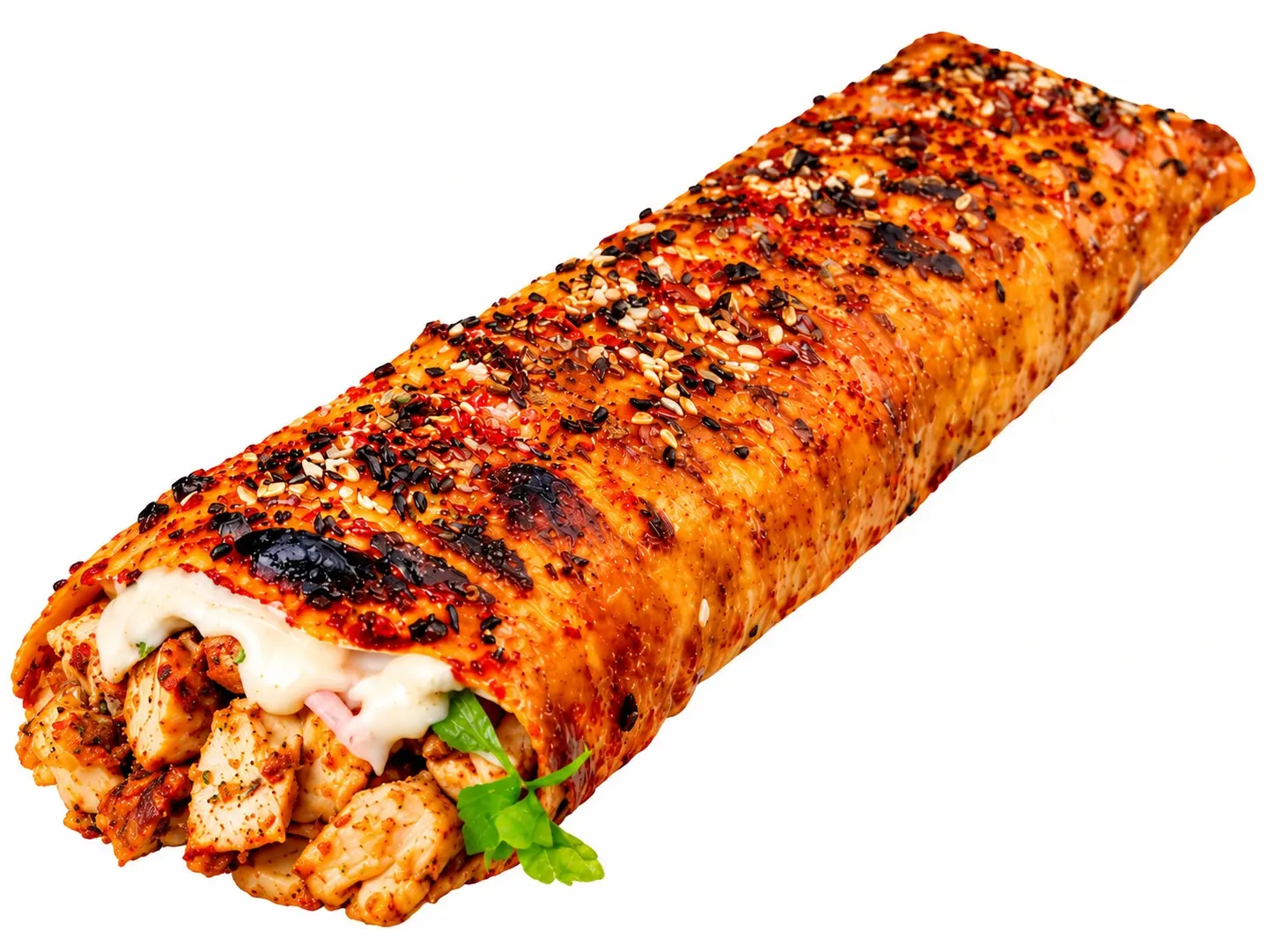 شاورما مفحم جبنة دجاج - صغير