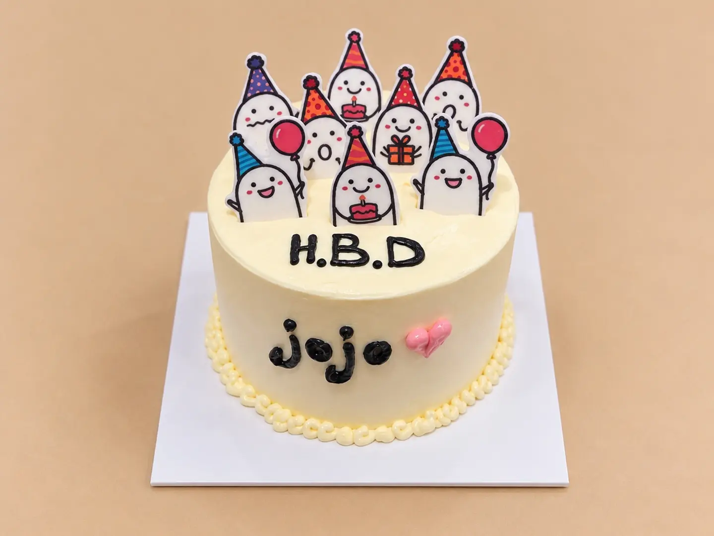White Birthday Cake