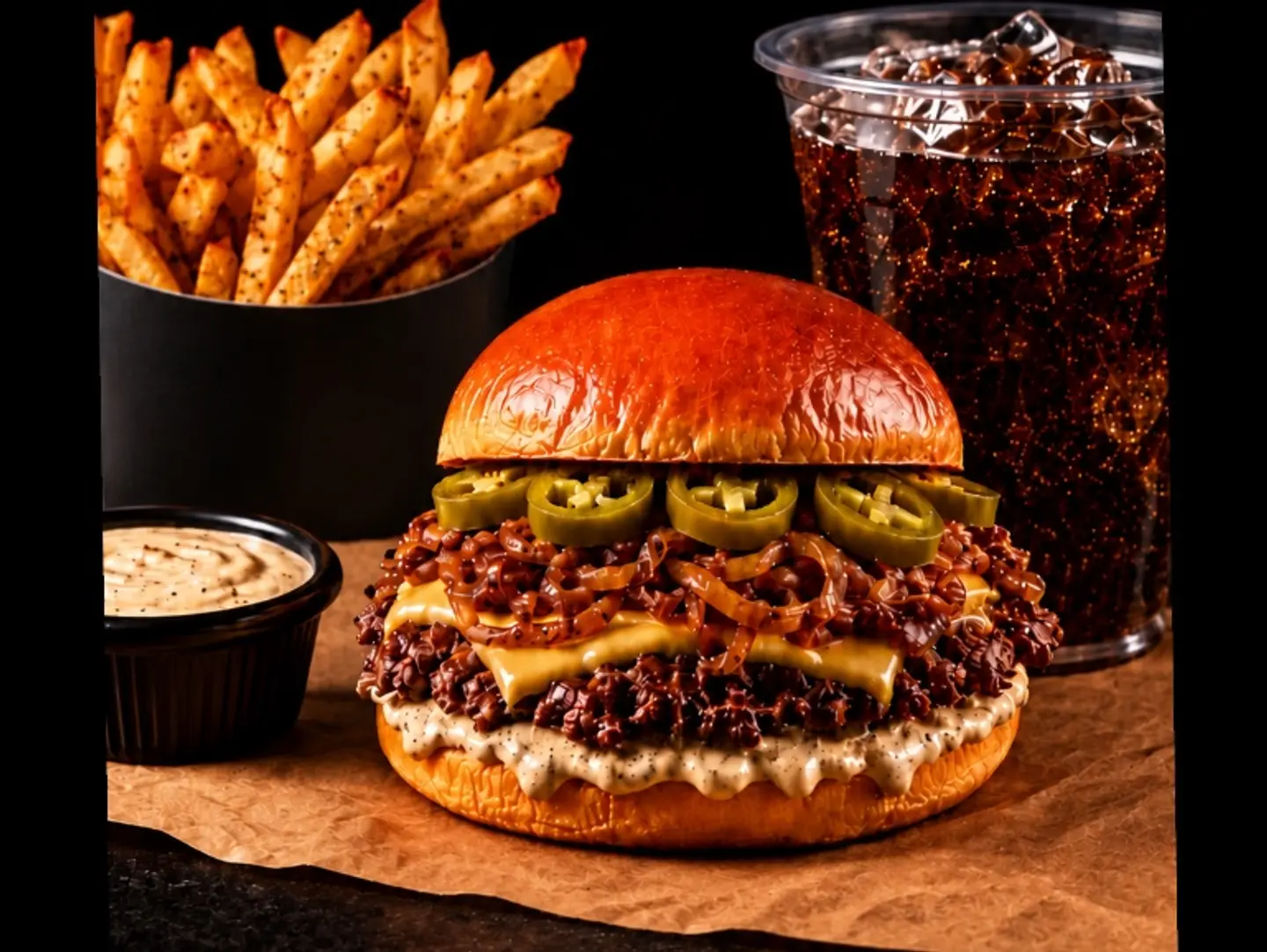 Galabino Burger Meal - Single Duble