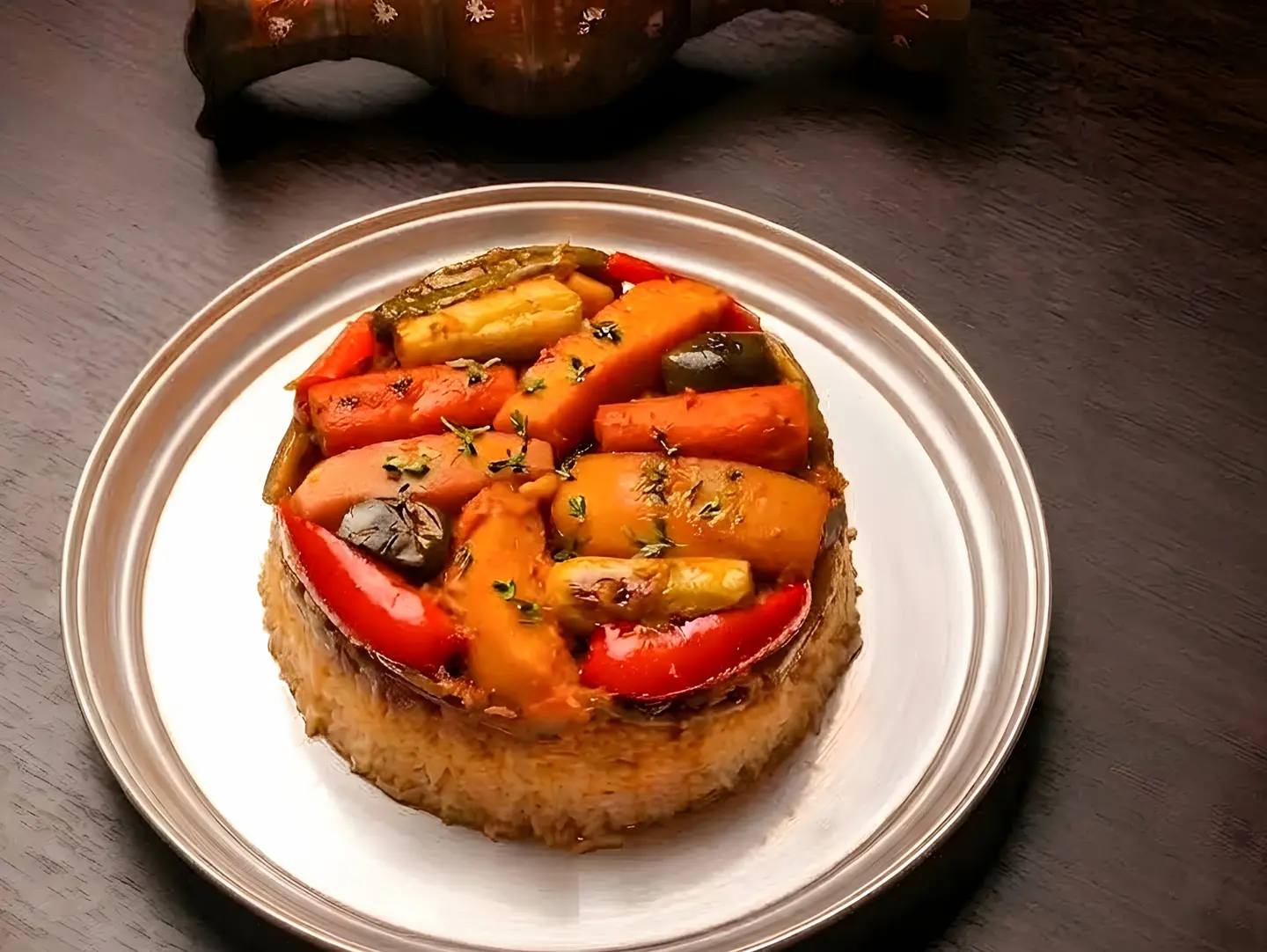 مقلوبة دجاج (نصف حبة)