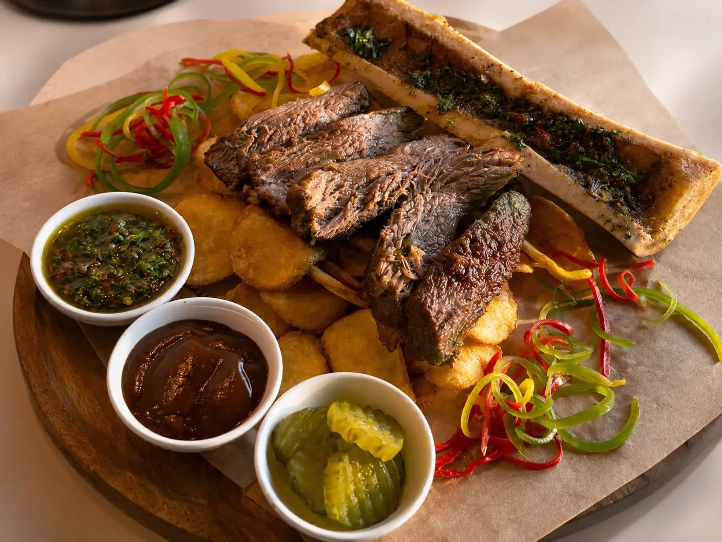 Brisket Meat With Bone Marrow