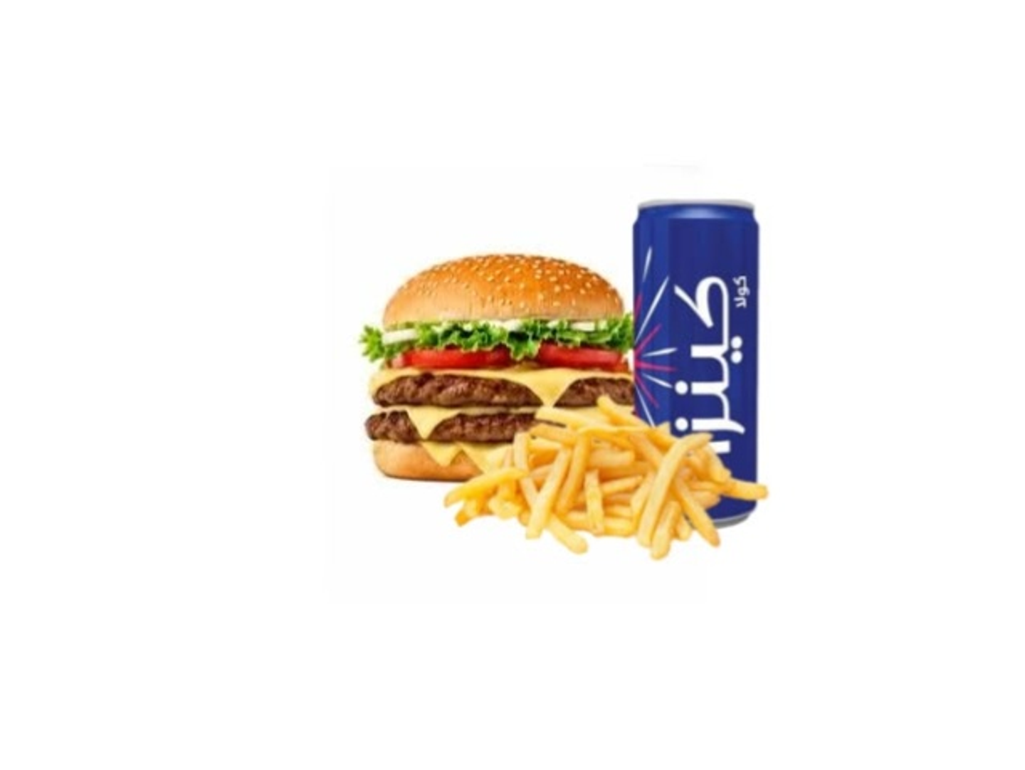 Double Smash Beef Burger Meal
