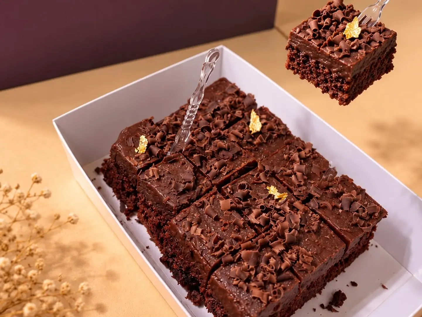 Chocolate Cubes 12 Pcs