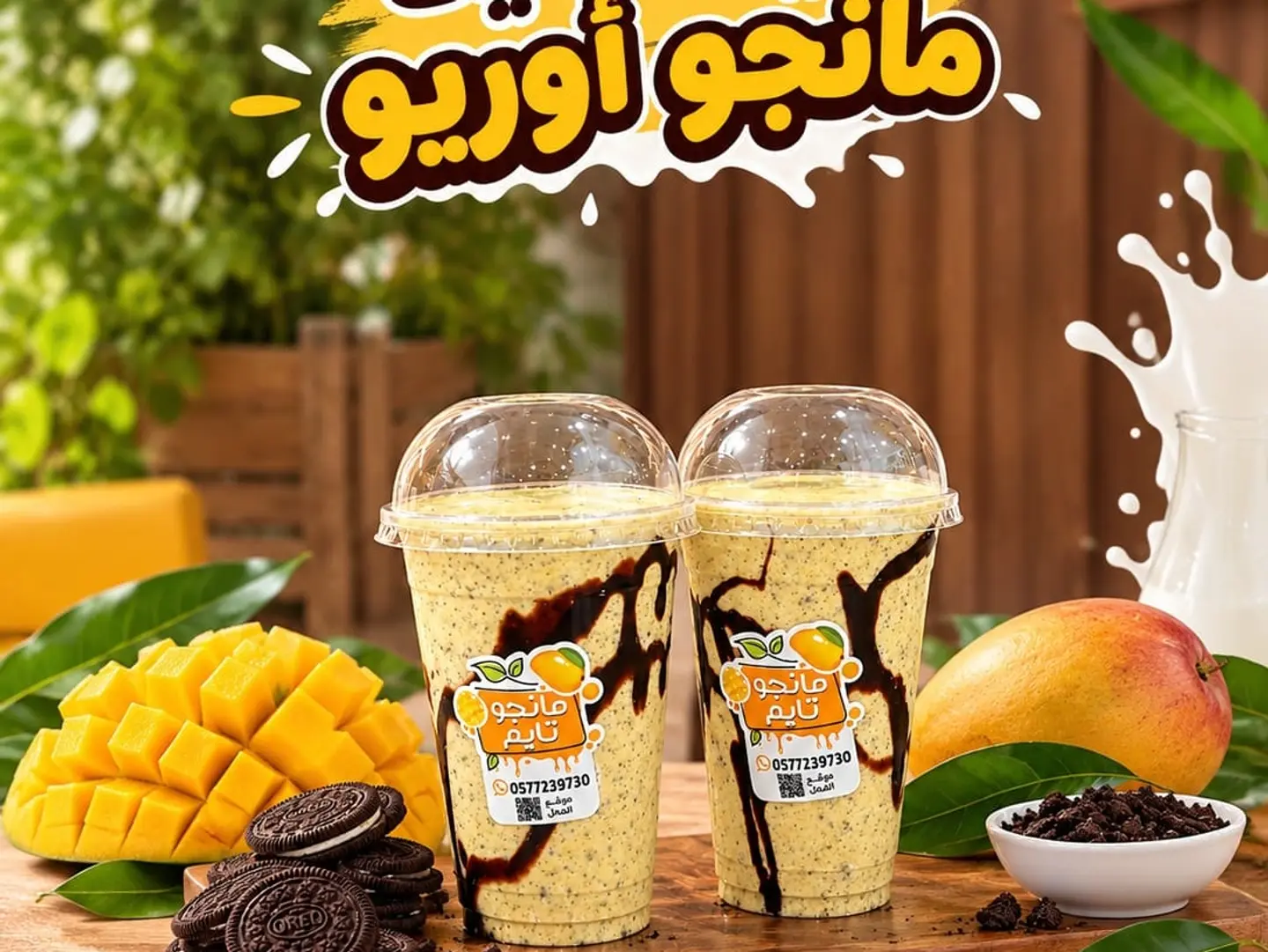 Mango Oreo Milkshake