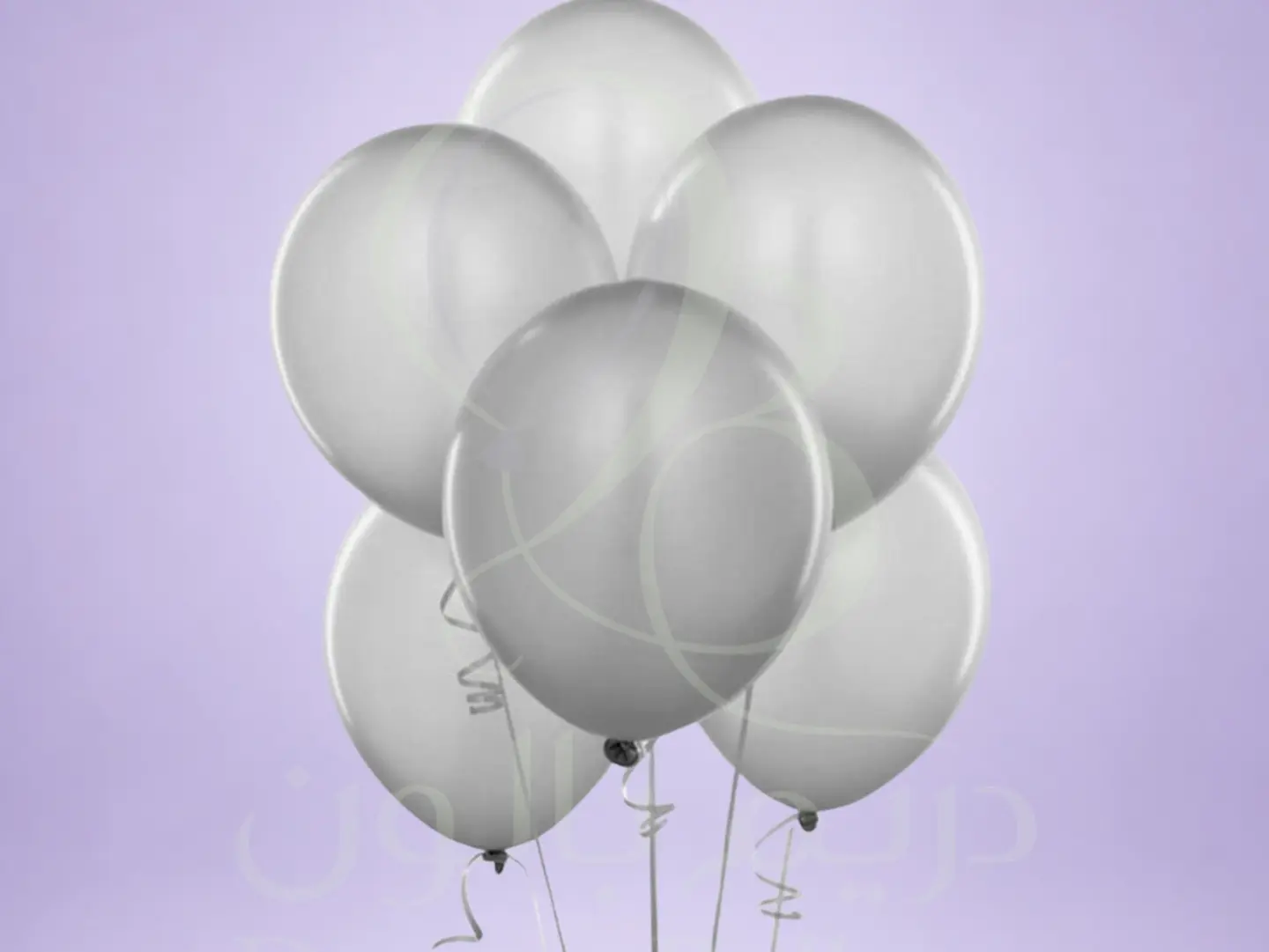 Silver Helium Balloon