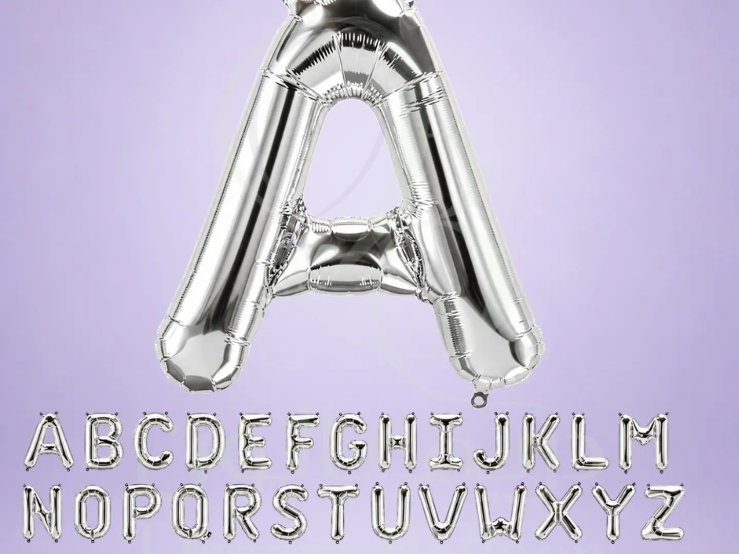 Silver Letter Balloon