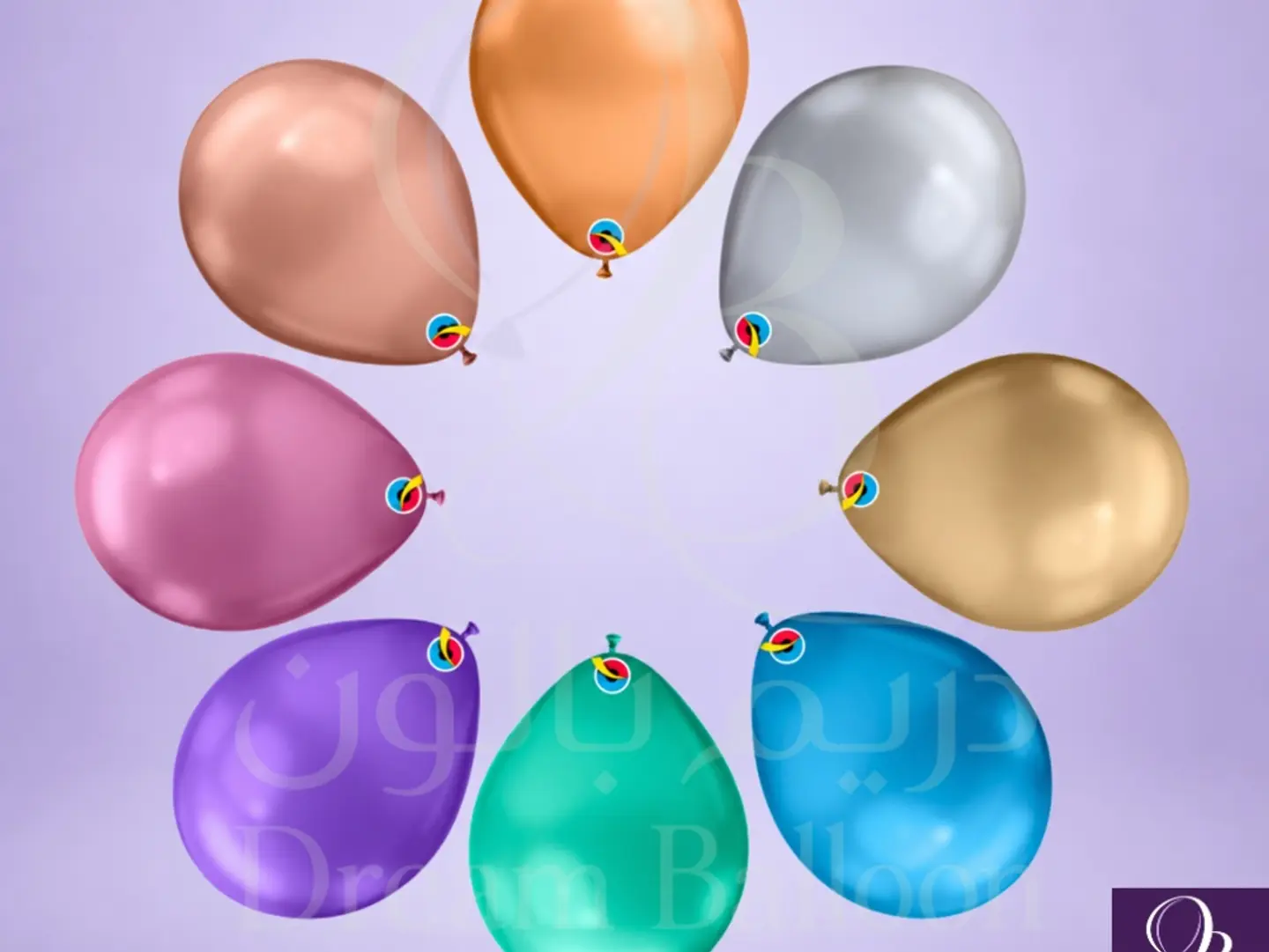 Plain Chrome Balloons