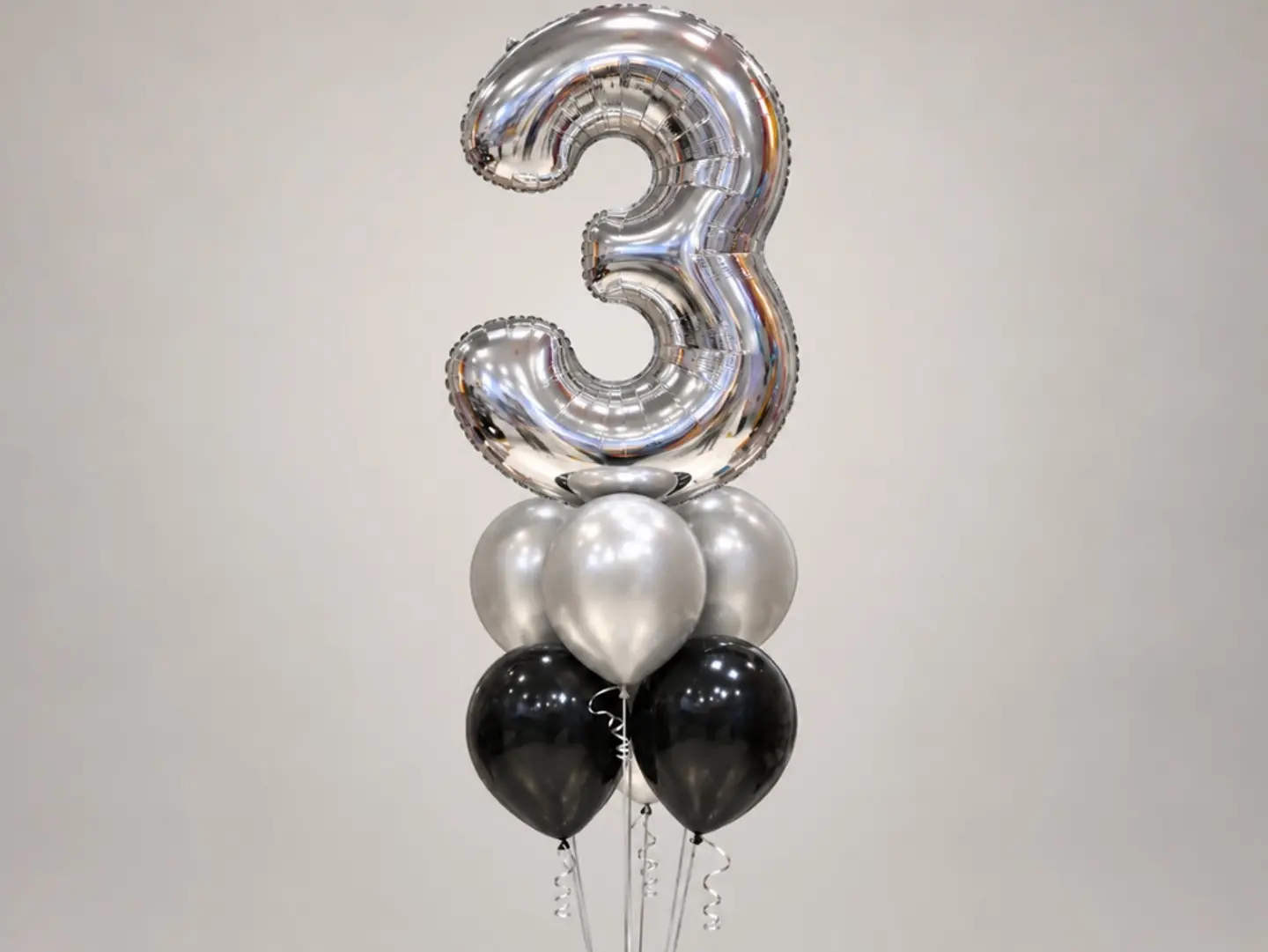 Balloon And Number Bouquet