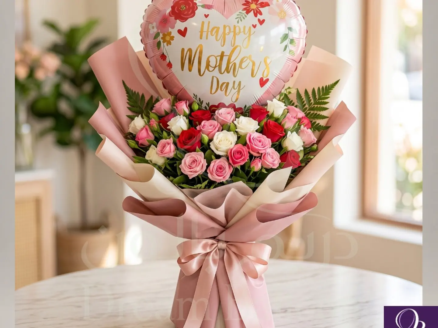 A Bouquet Of Flowers For Mom