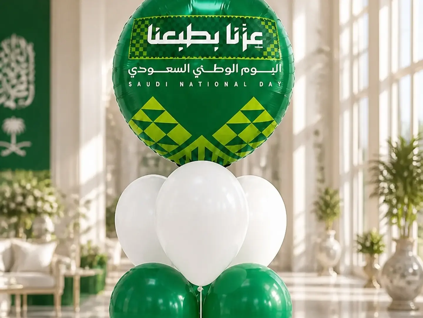 باقة عِزّنا بطبعنا قصدير دائري