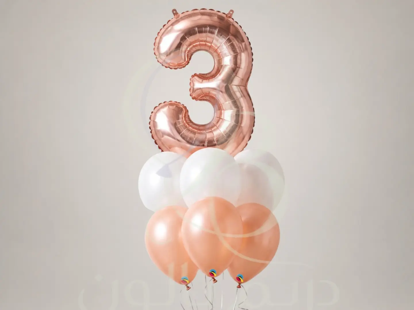 Balloon Bouquet With A Number