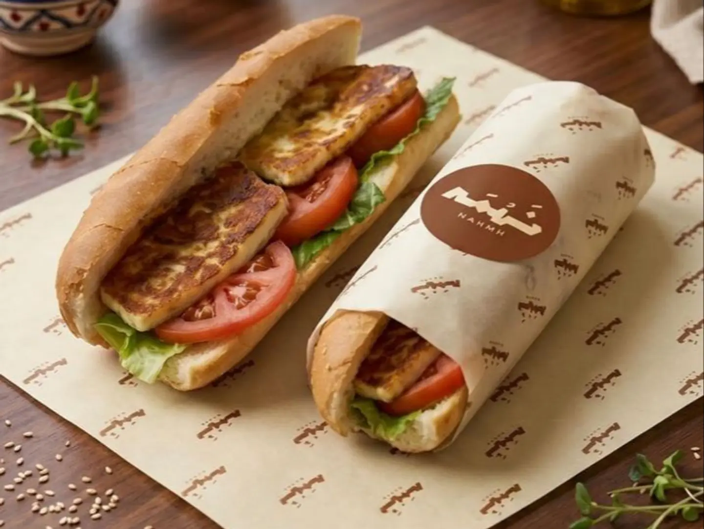 Halloumi Samoli Sandwich
