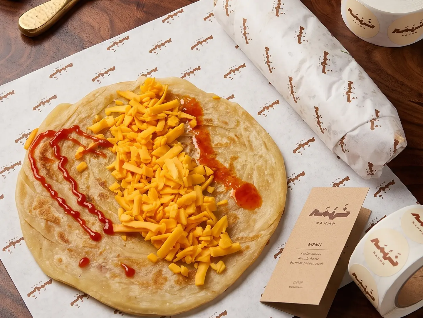 Grated Cheddar Paratha