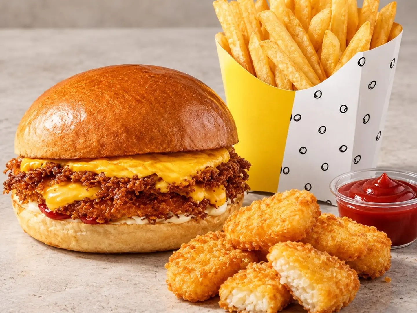 Beef Burger Meal