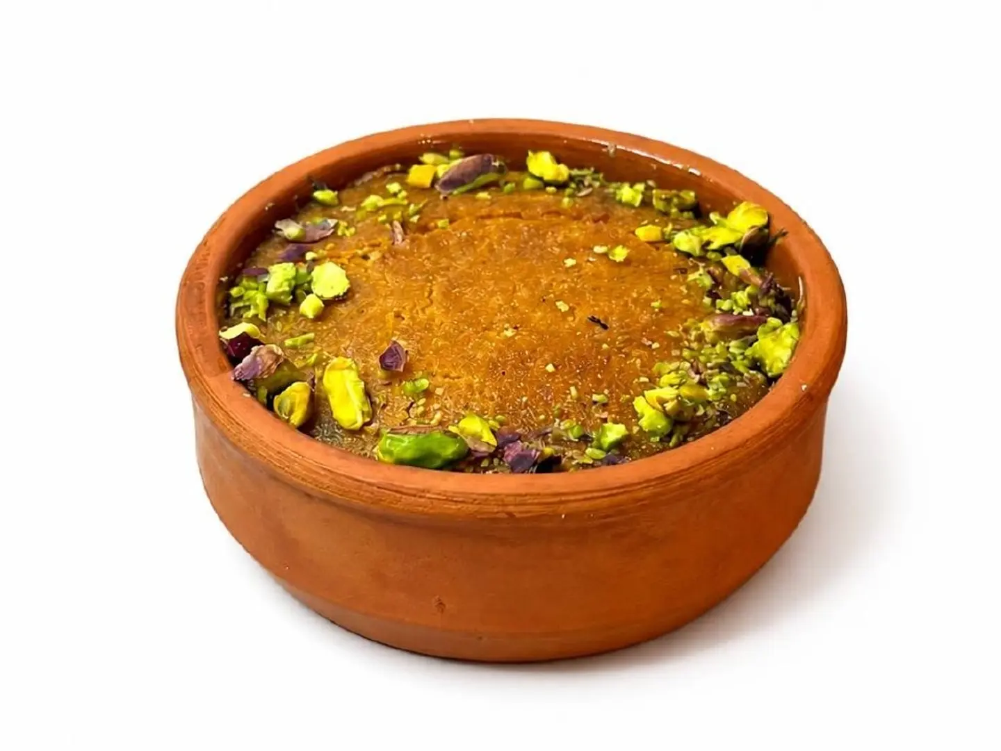 Basbousa In Clay Pot