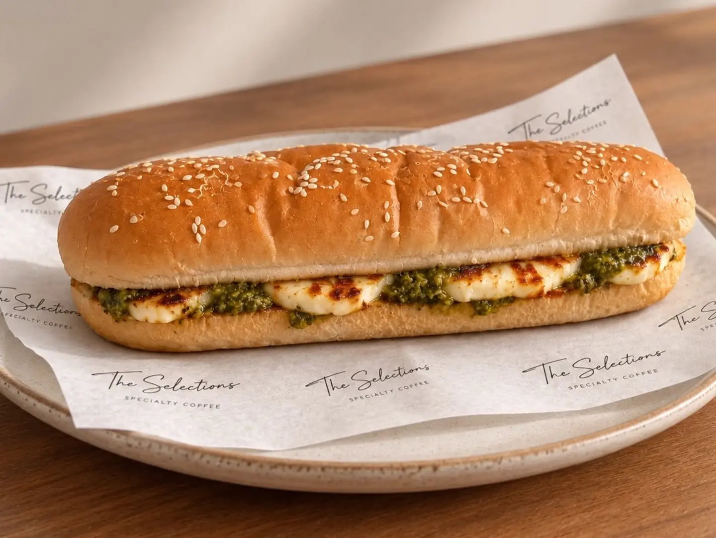 Halloumi Pesto Sandwich