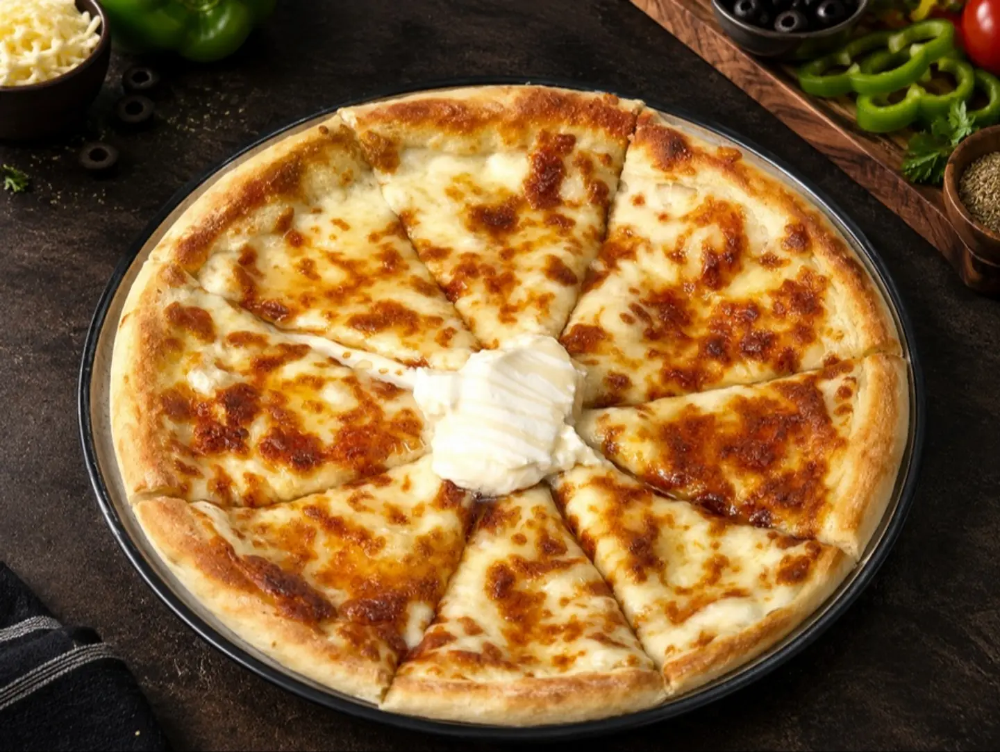 Honey Bird's Nest Pizza