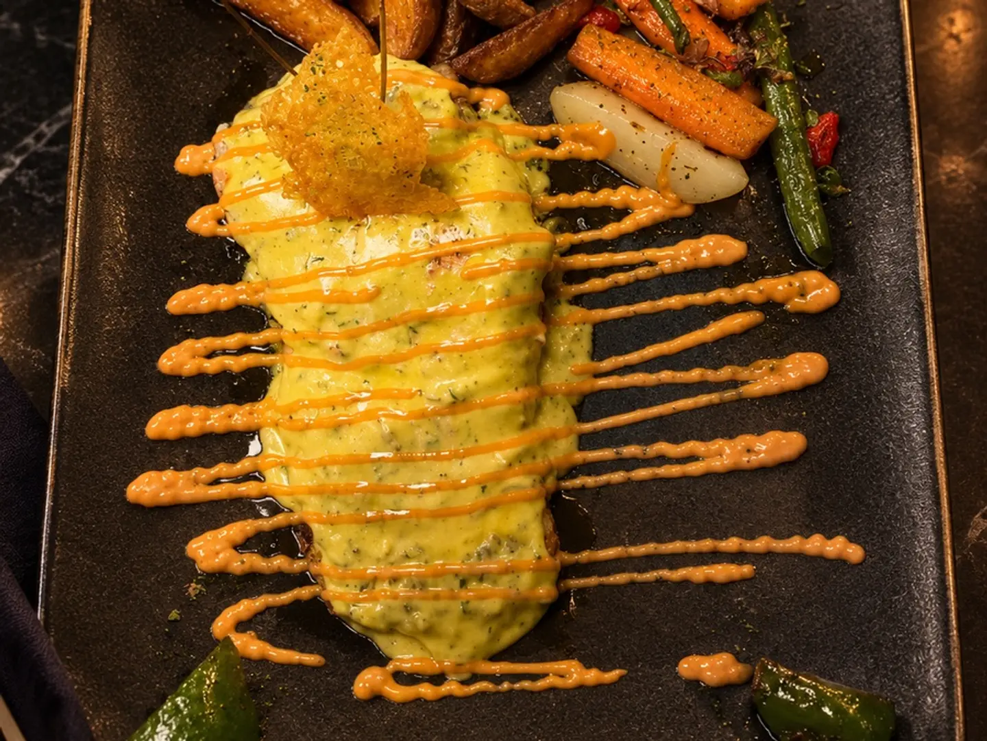 Grilled Fish With Mustard Sauce