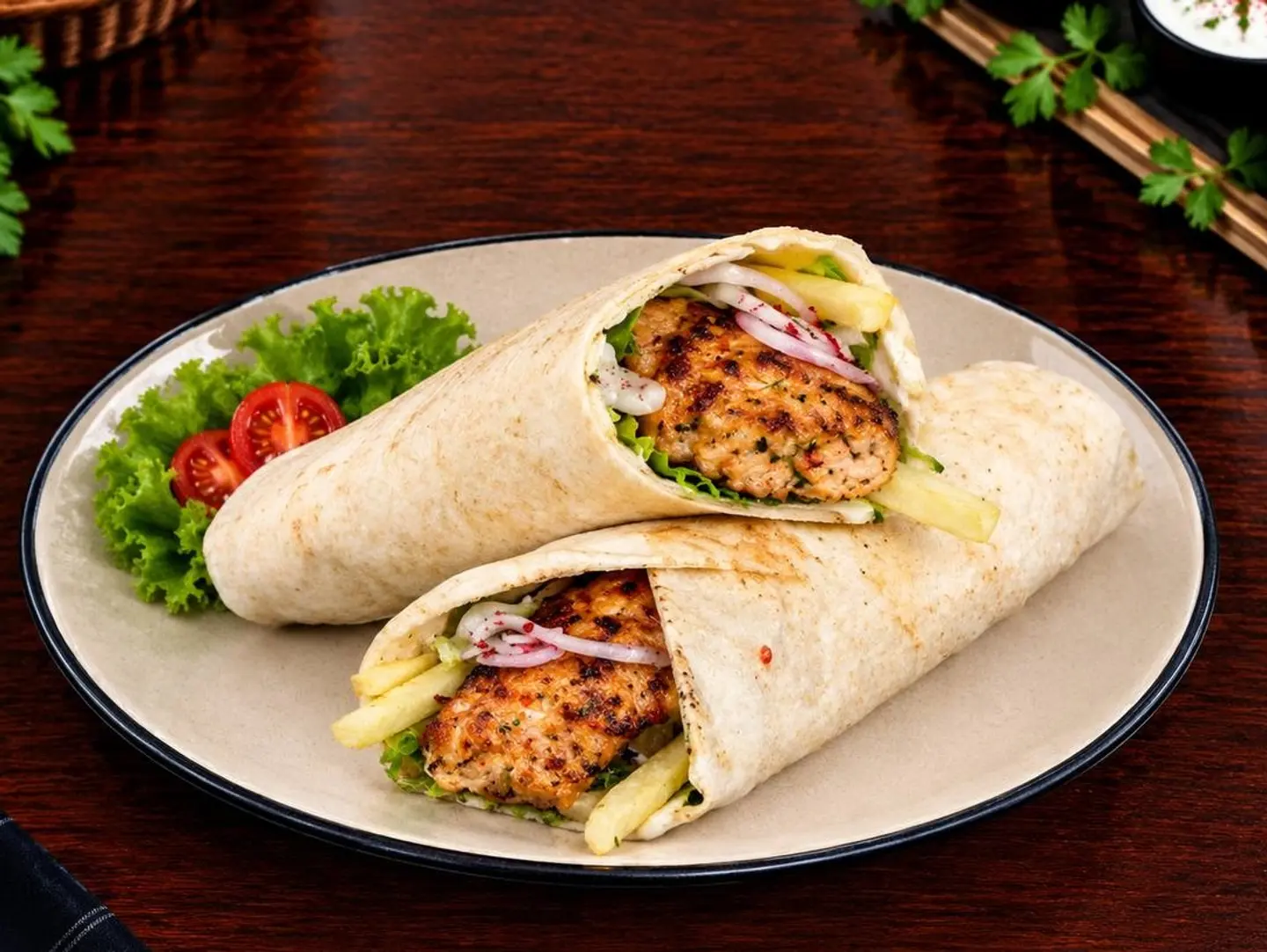 Chicken Kabab Sandwich