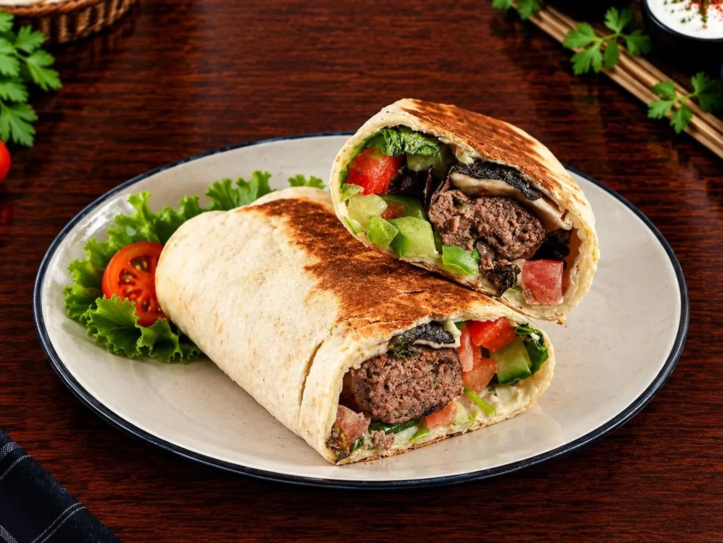 Meat Kabab Sandwich