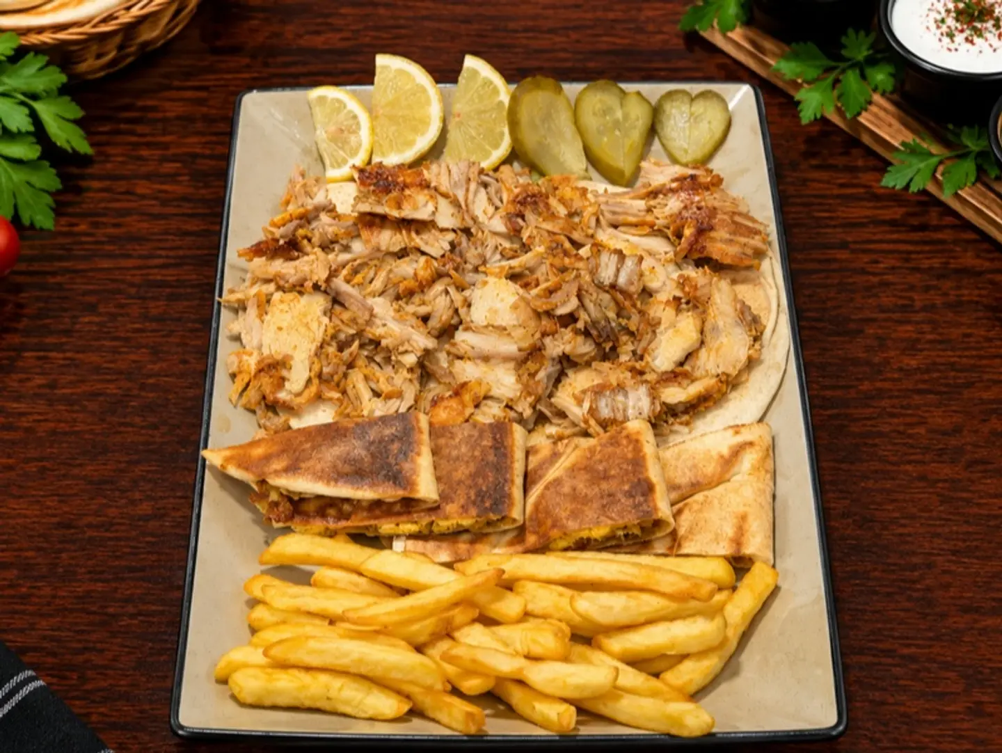 Sliced Chicken Shawarma