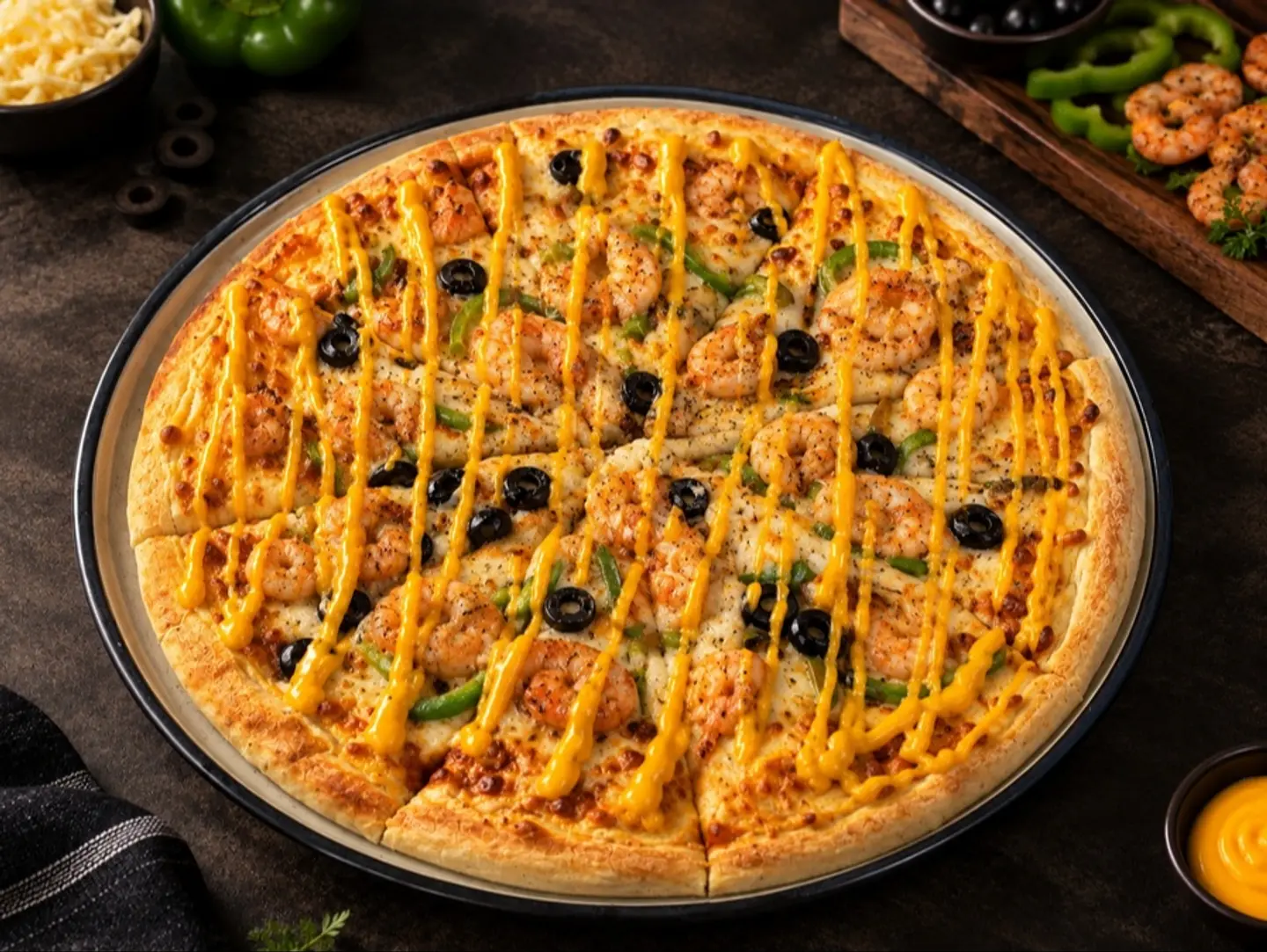 Dynamite Shrimp Pizza