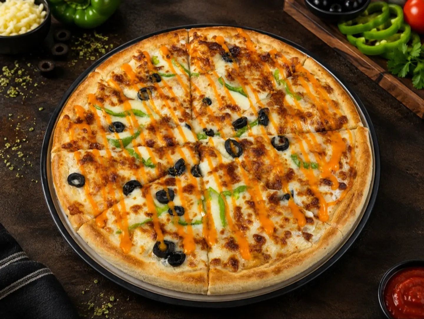 Cheese Sauce Pizza