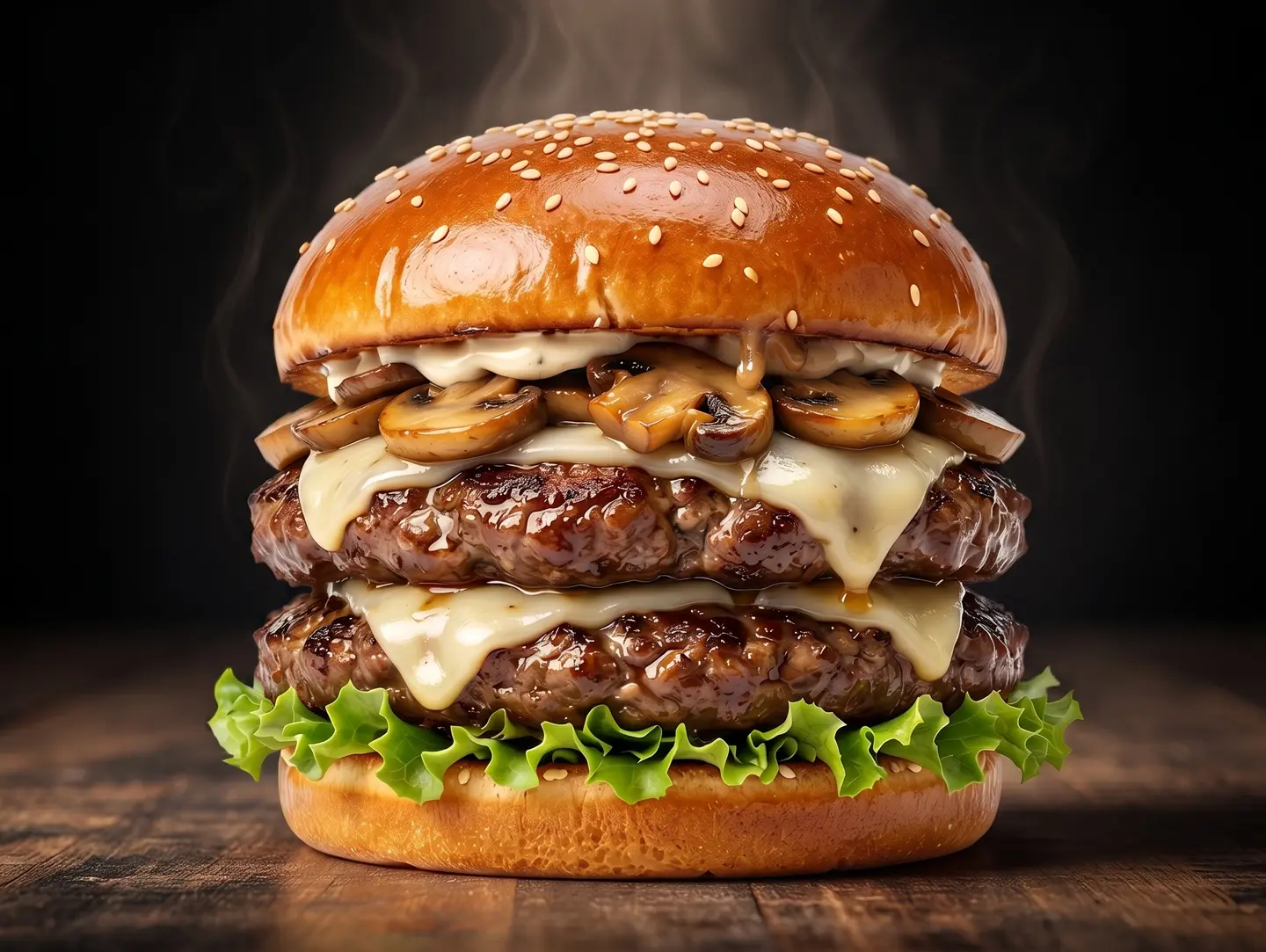 Mushroom Burger (Double)