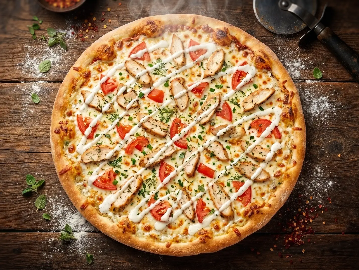 Chicken Ranch Pizza - Small