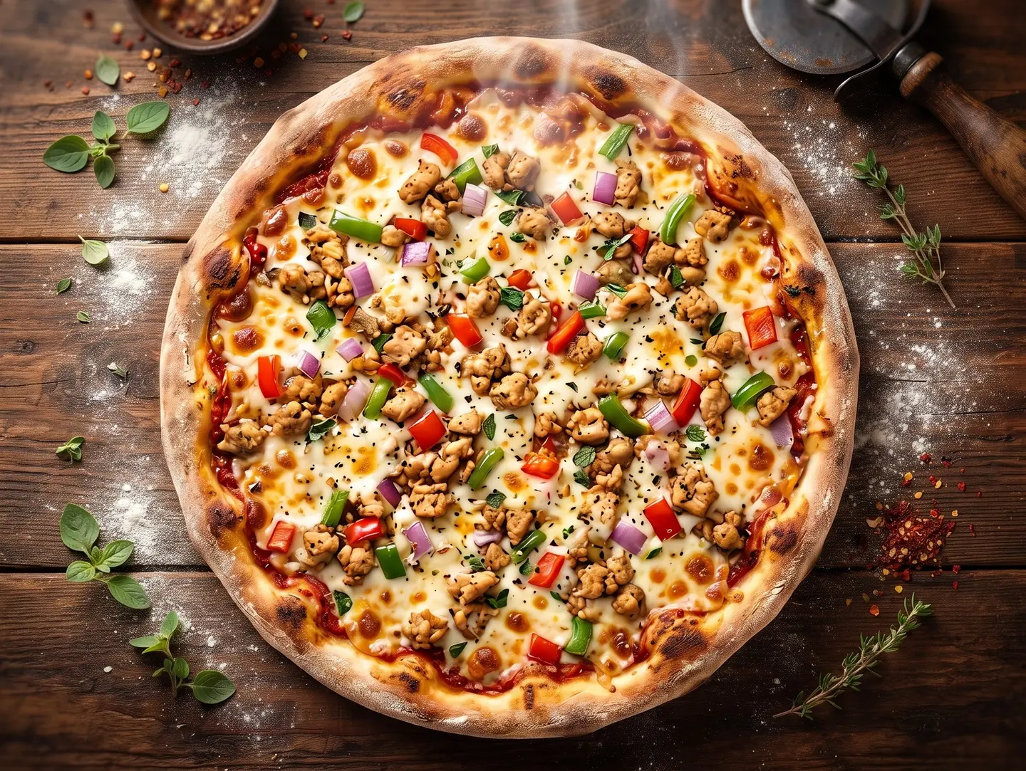 Minced Chicken Pizza - Small