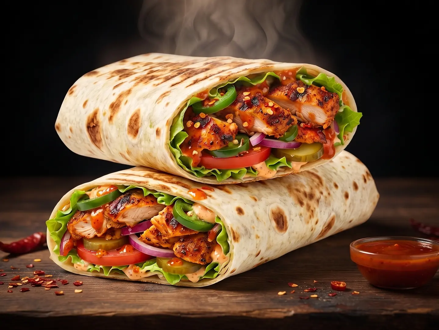 Spicy Chicken Wrap - Small