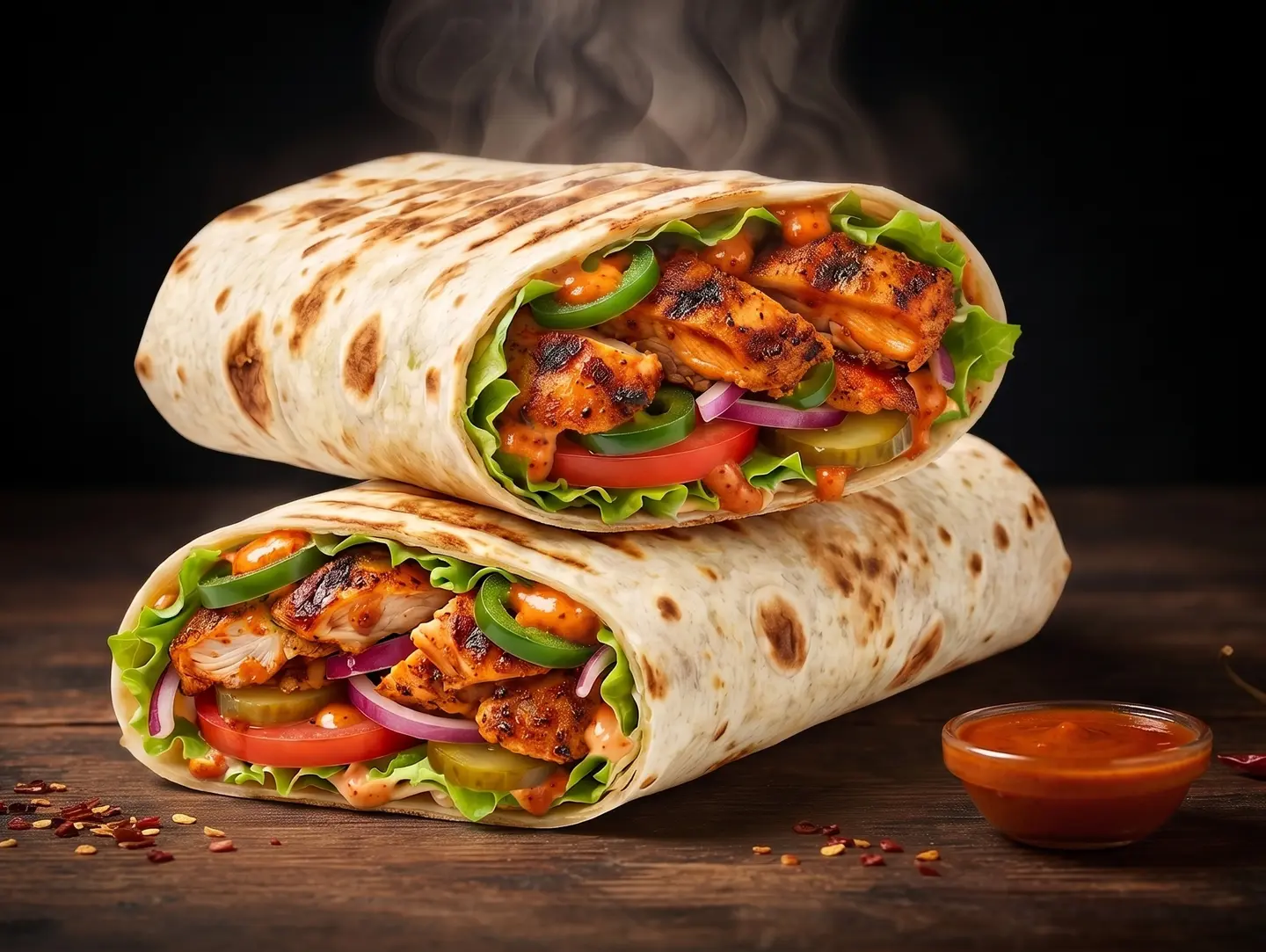 Chicken Peri Peri Wrap - Small