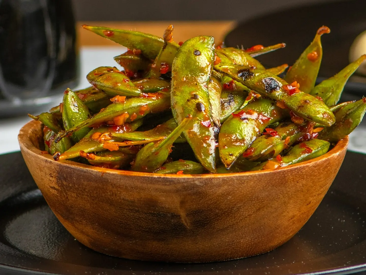 Grilled Edamame
