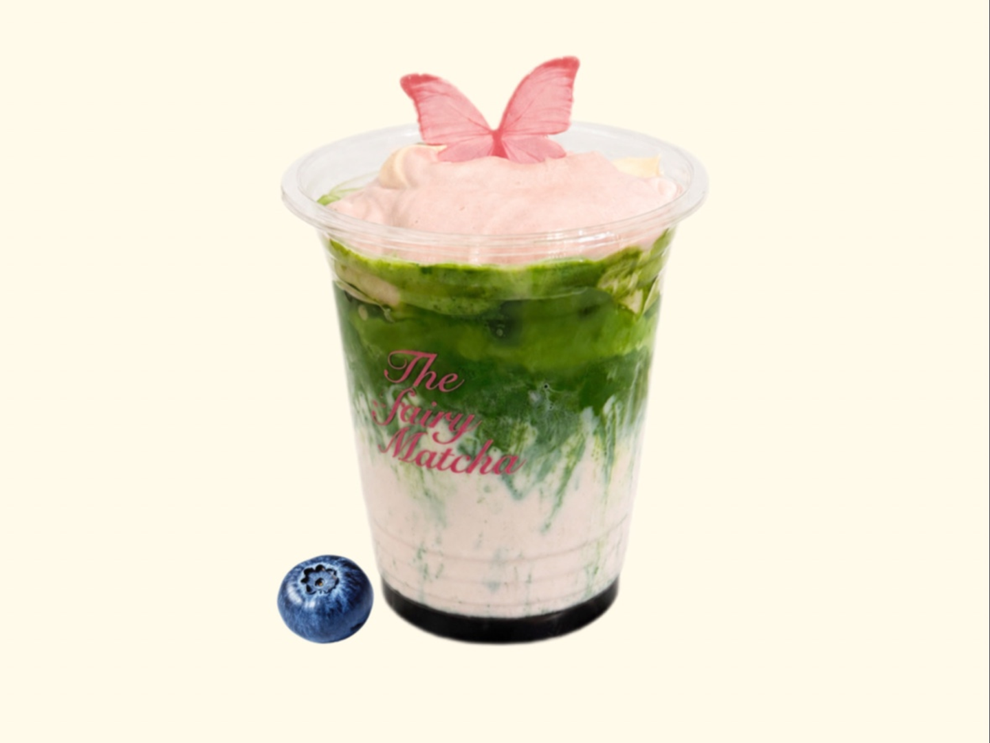 Blueberry Matcha Late