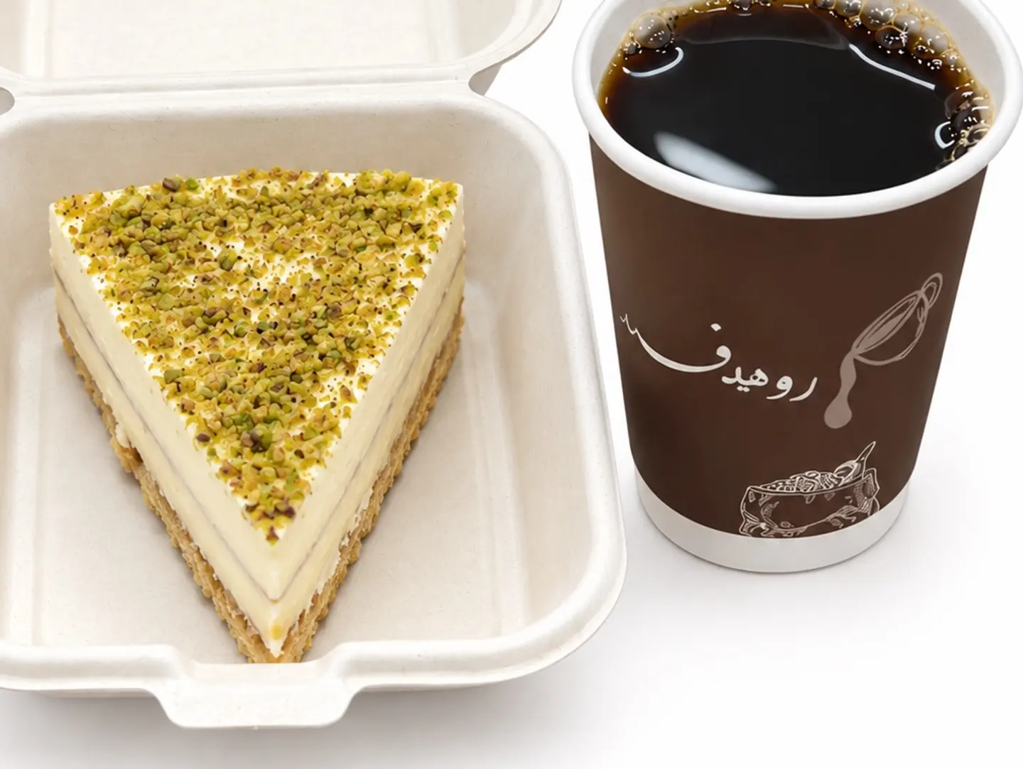 Today's Hot Coffee And Croffee Dessert