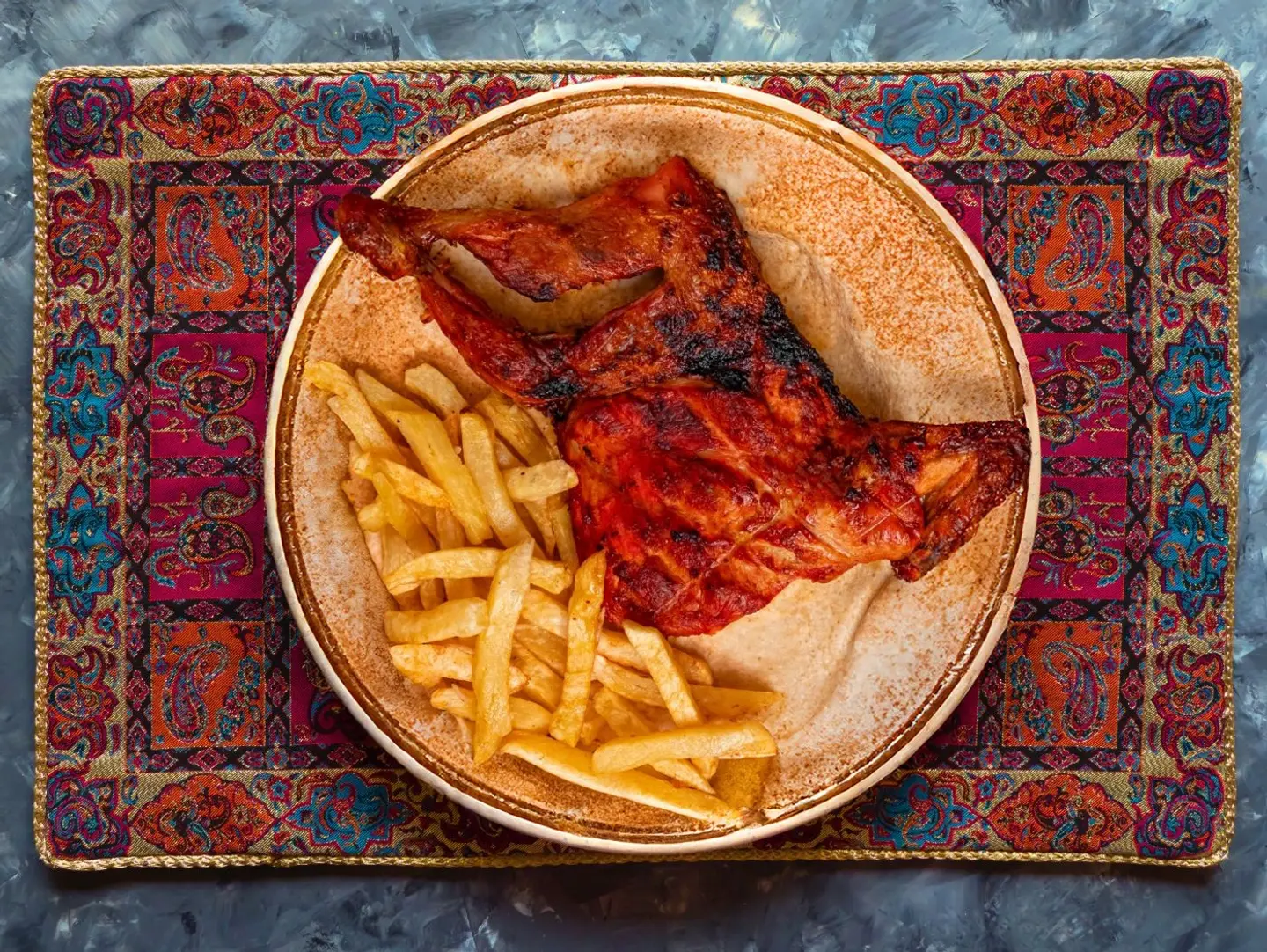 Half Charcoal Grilled Chicken