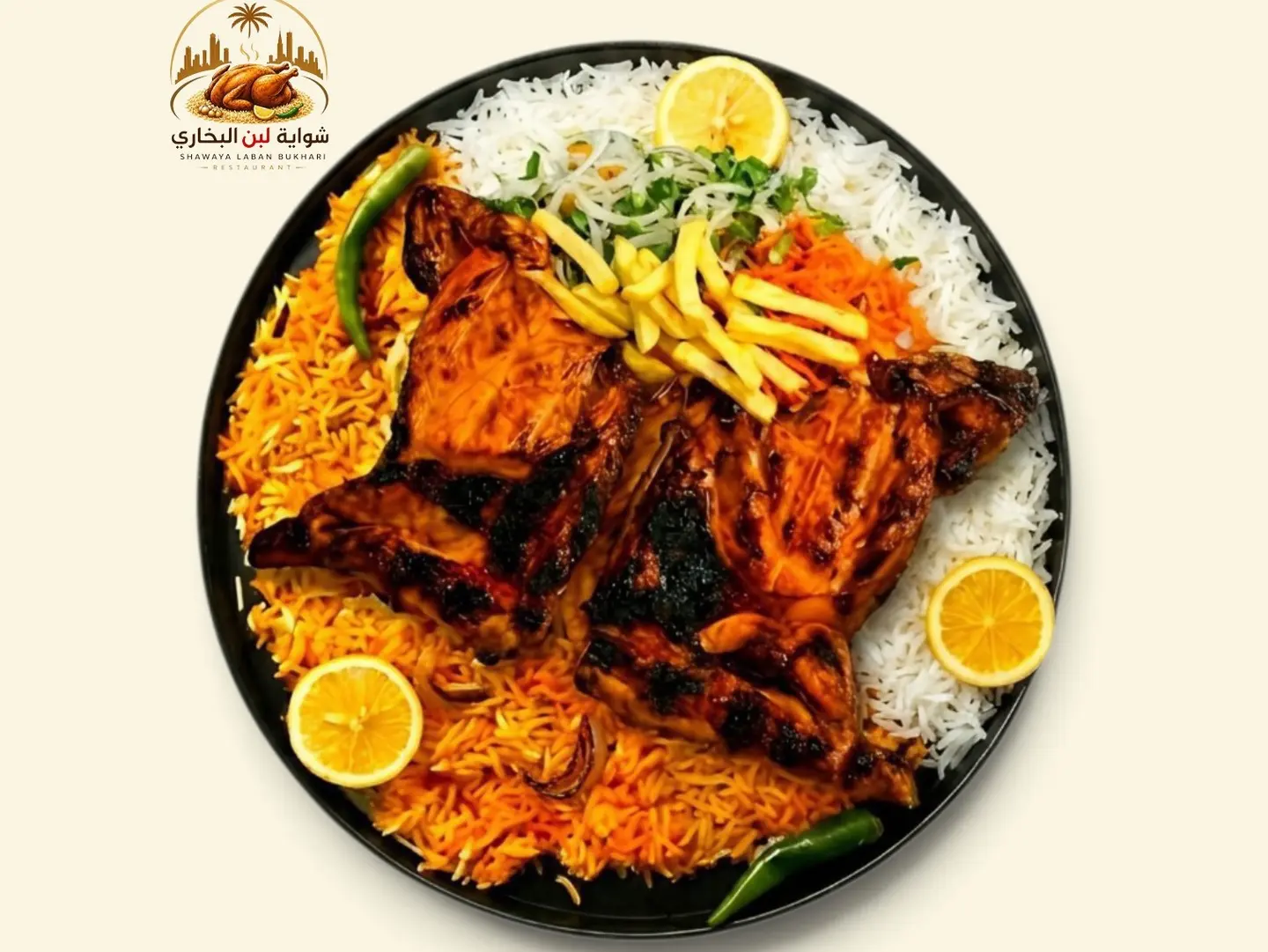 Charcoal Chicken With Maxed Rice - Whole Chicken