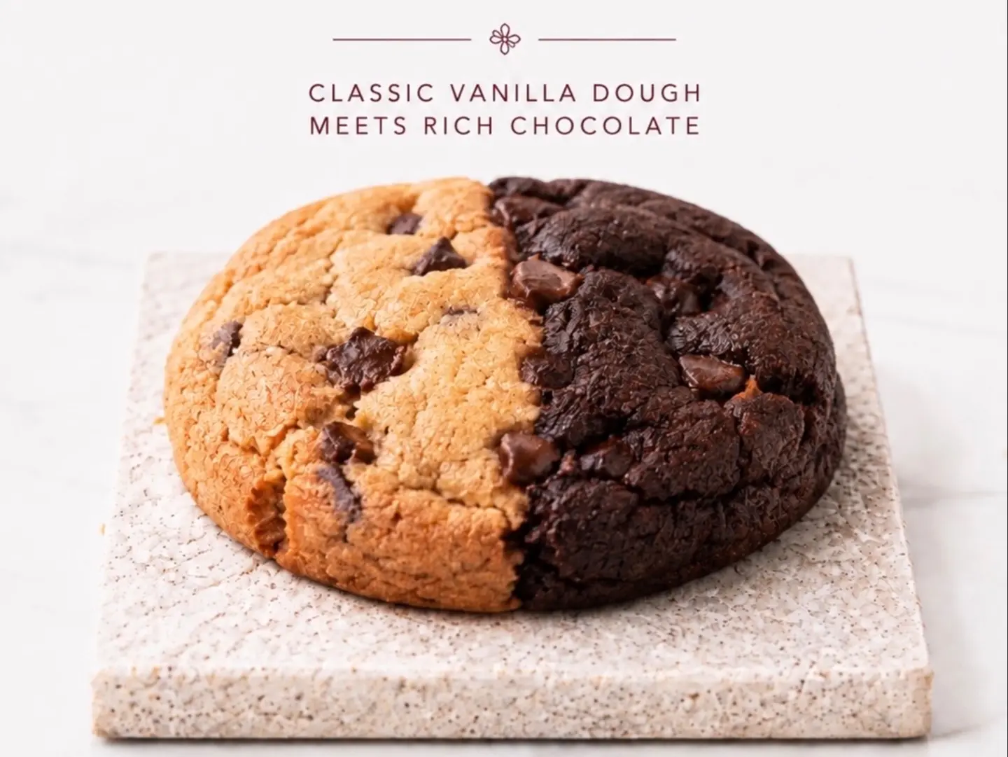 Half & Half   Two Face Cookies