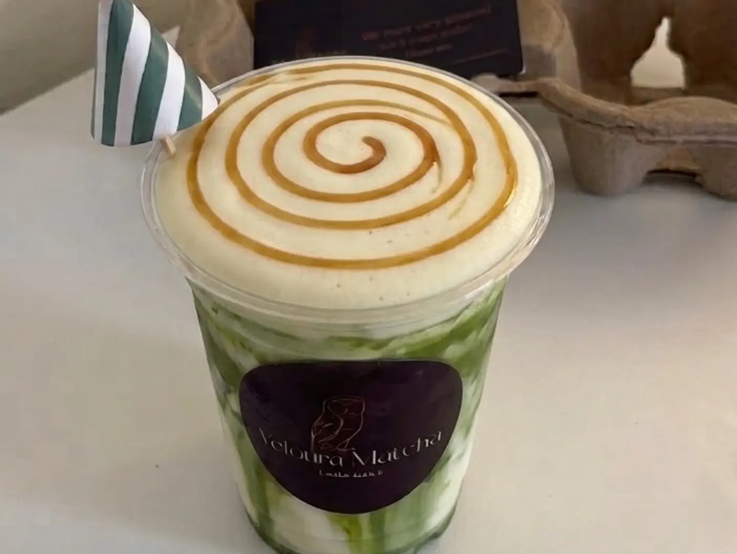 Vanilla Caramel Matcha