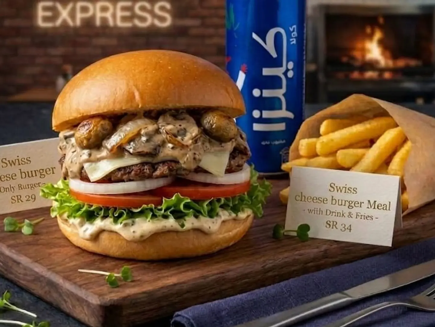 Truffle Cheese Burger