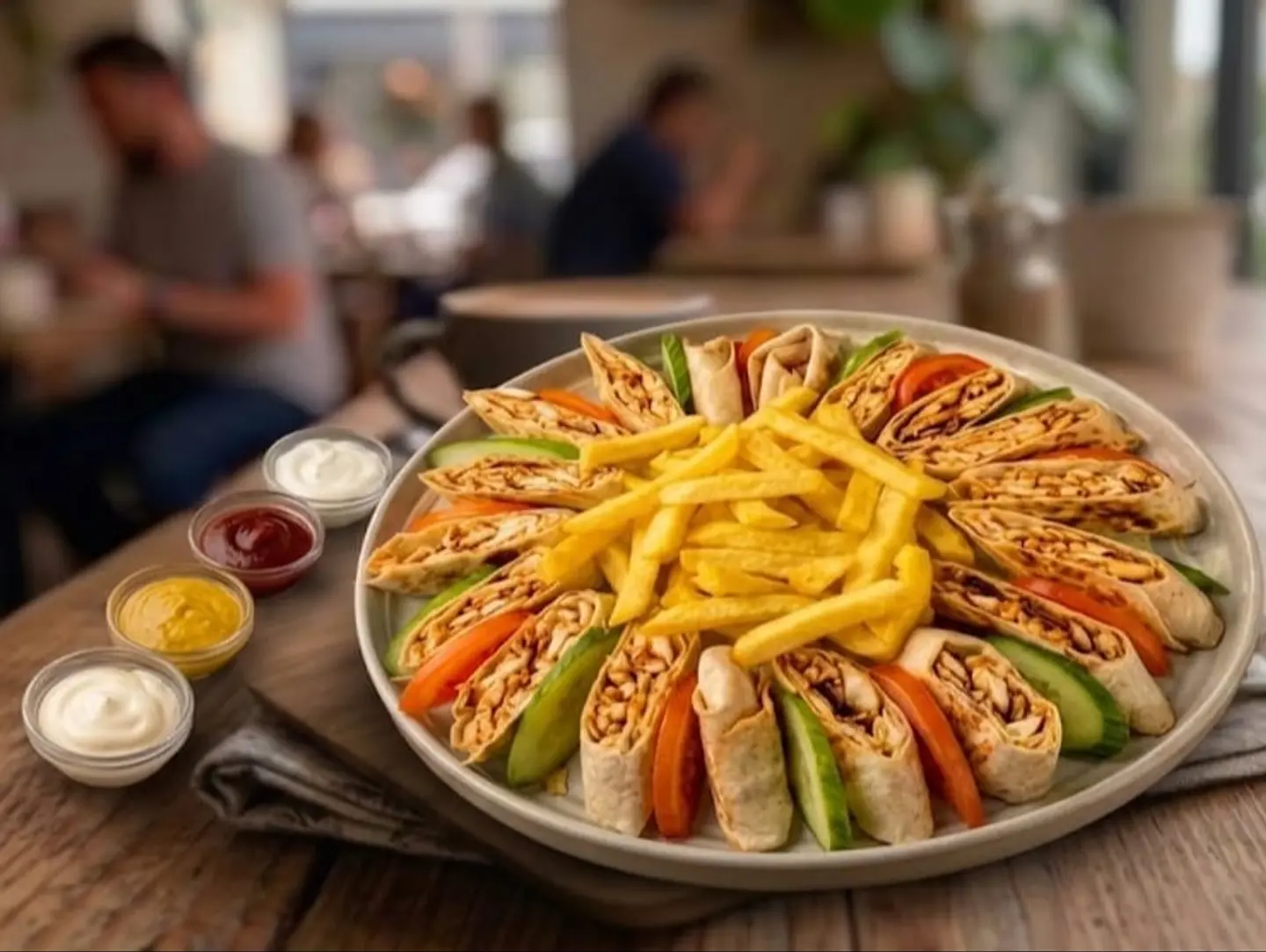 شاورما عربي دبل