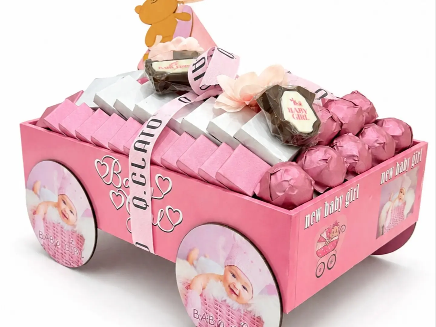Baby Girl Chocolate Stroller