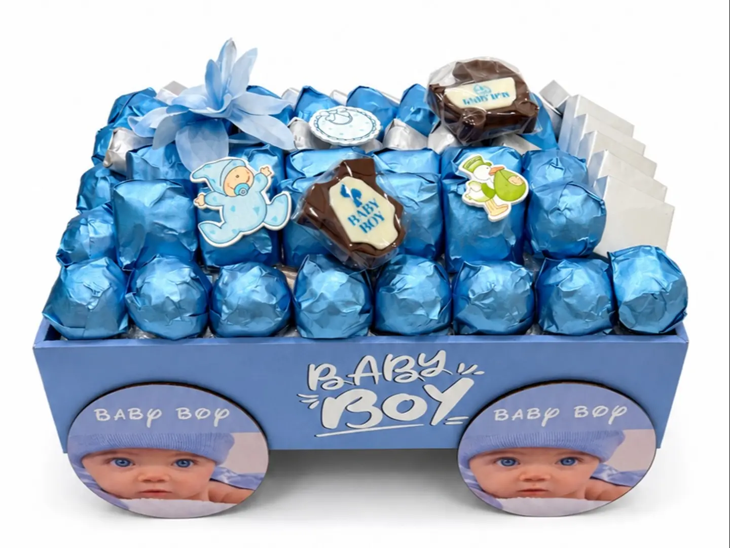Baby Boy Chocolate Stroller