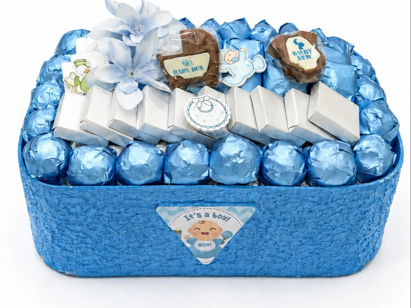 Baby Boy Chocolate Tray