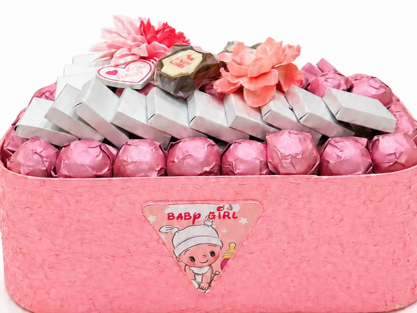 Baby Girl Chocolate Tray