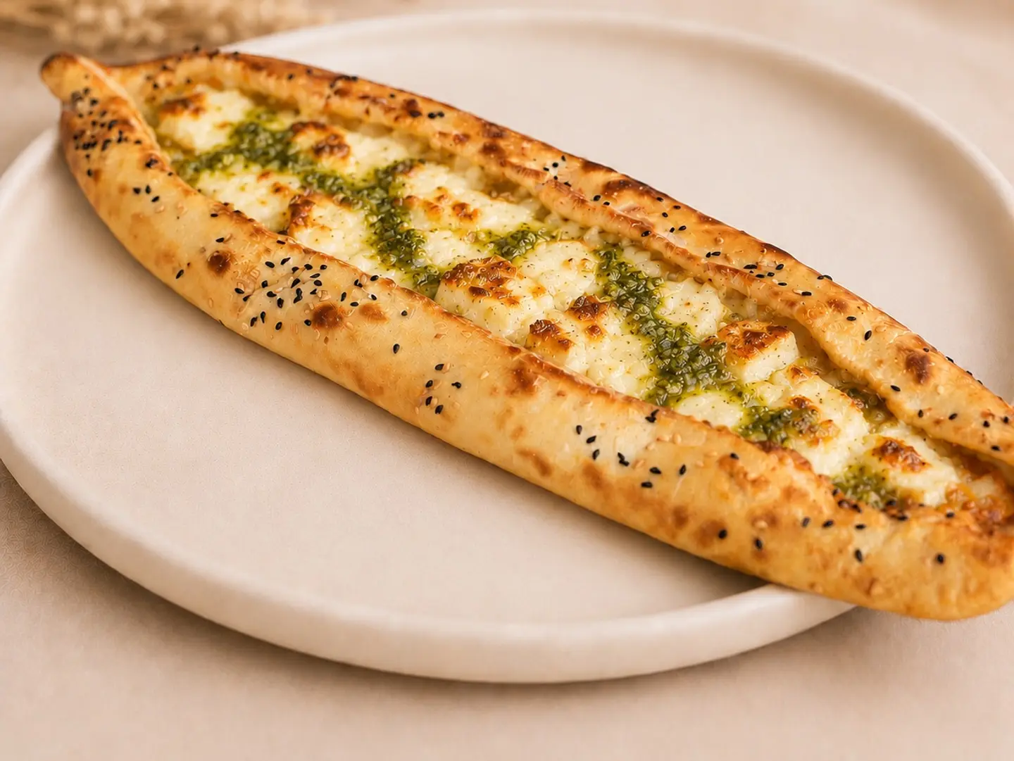 Halloumi Pesto Pie