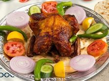 نصف دجاج شواية سادة