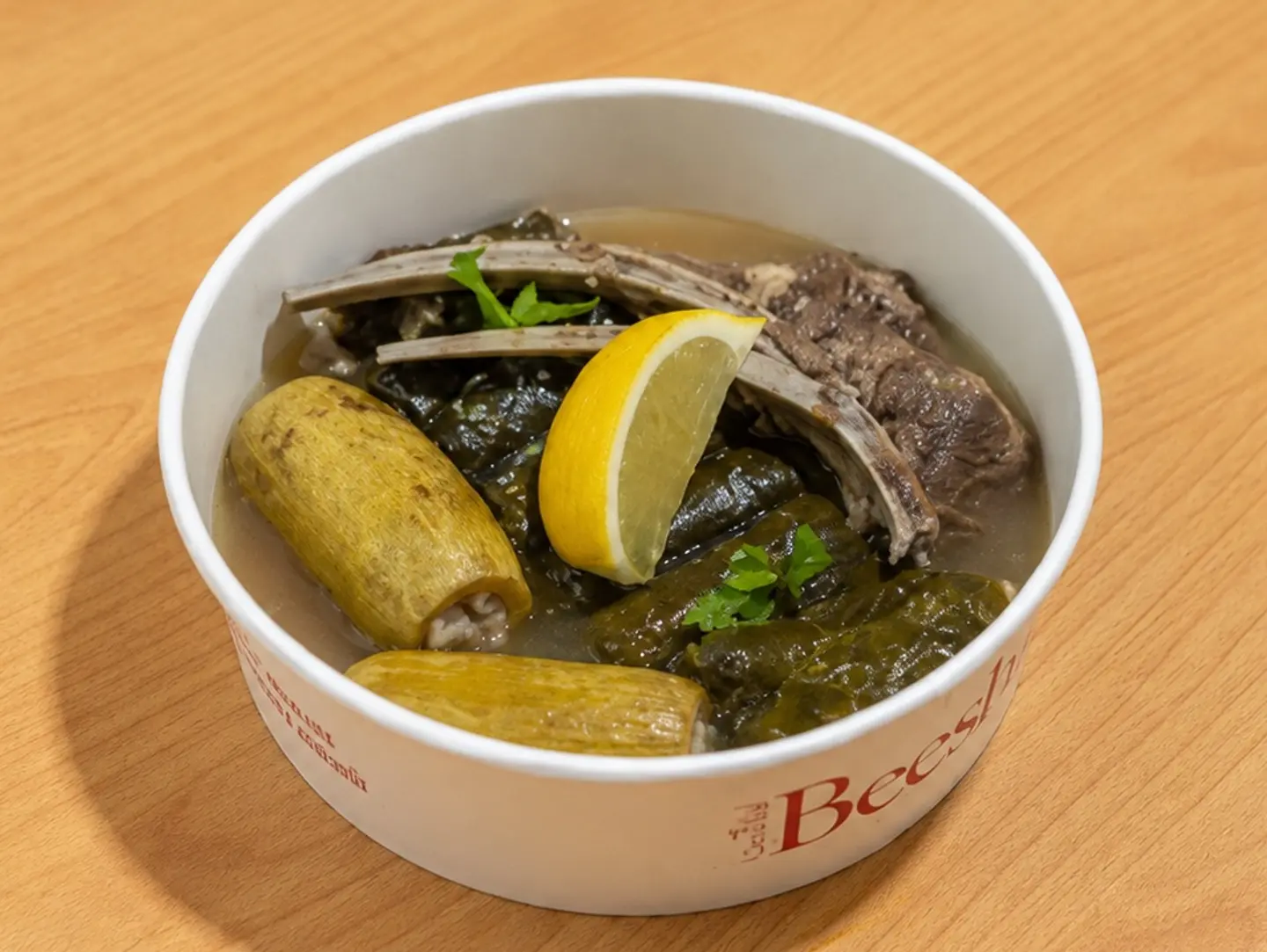 Waraa Enab With Lamp Chops